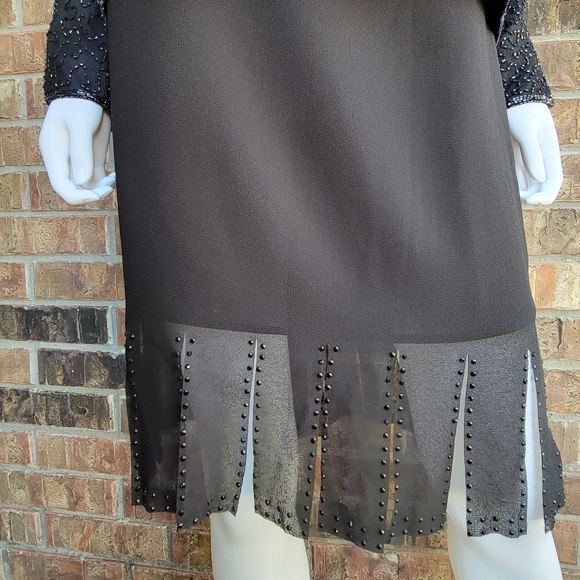 vintage ronni nicole skirt by Ouida and fully beaded formal jacket by JM… - Picture 5 of 13